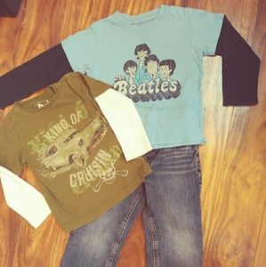 Beatles- Hot Rod T-Shirts w/ Blue Jeans